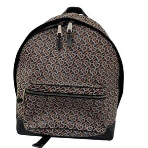 Burberry Backpack Black Orange
